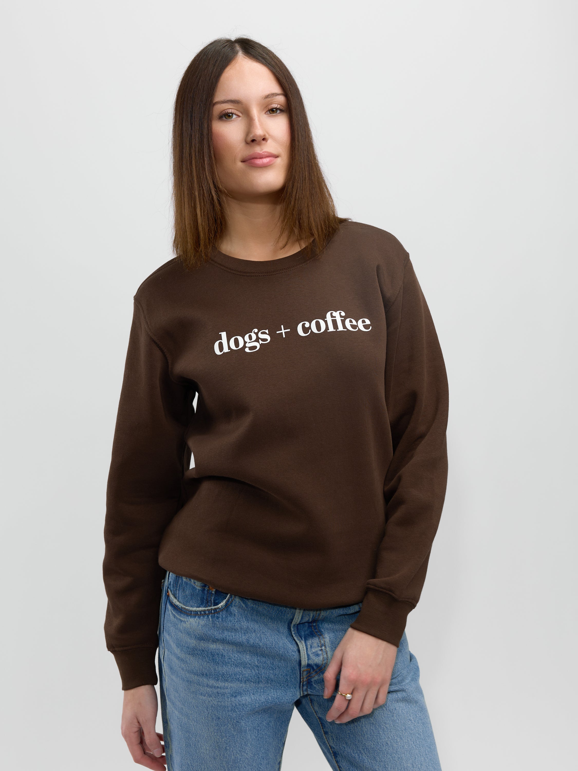 Dogs + Coffee Crew Sweatshirt