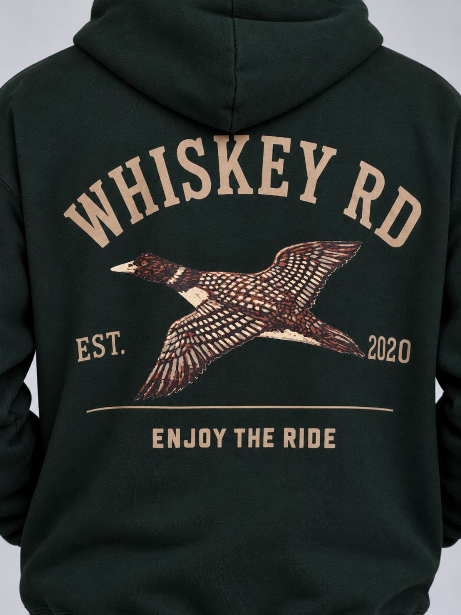 Whiskey Road Duck Flying Hoodie