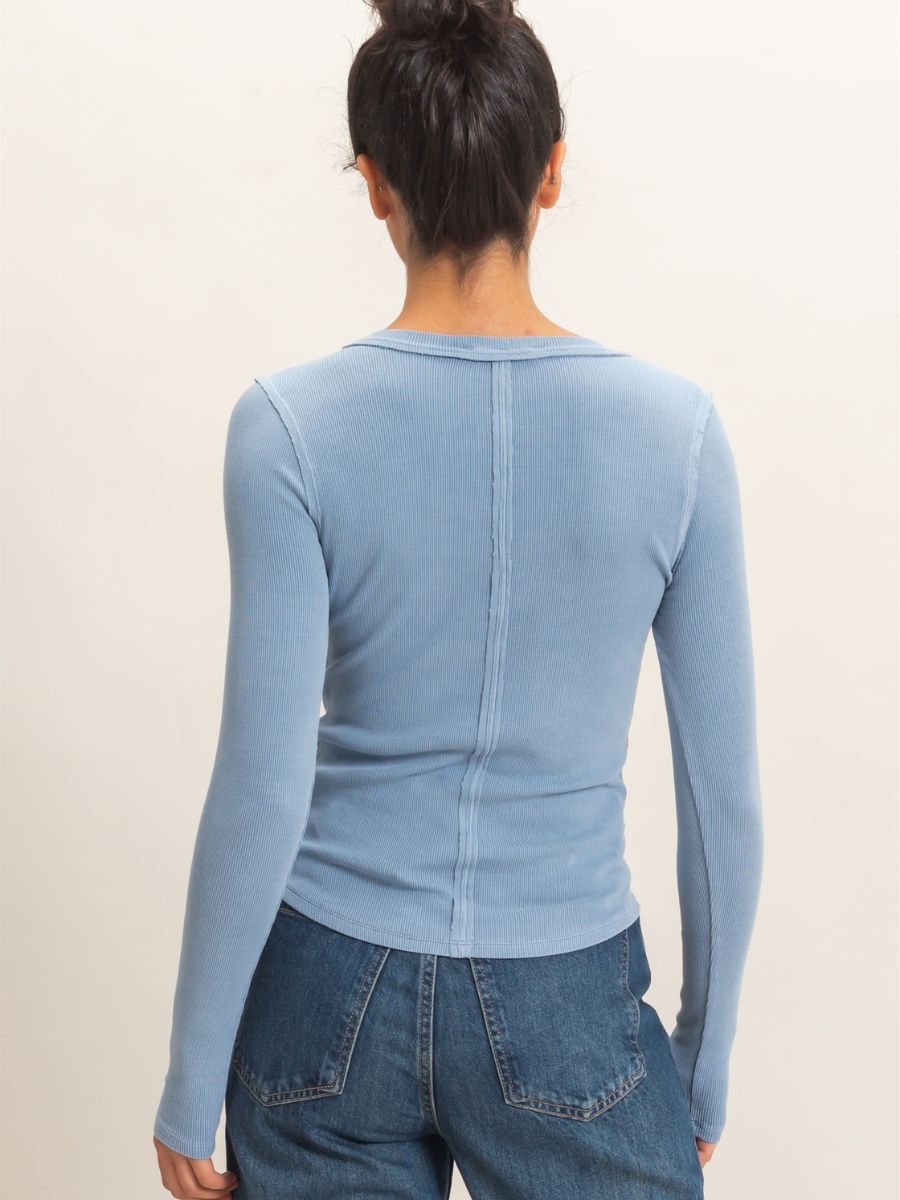 Jamie Free Knit Henley