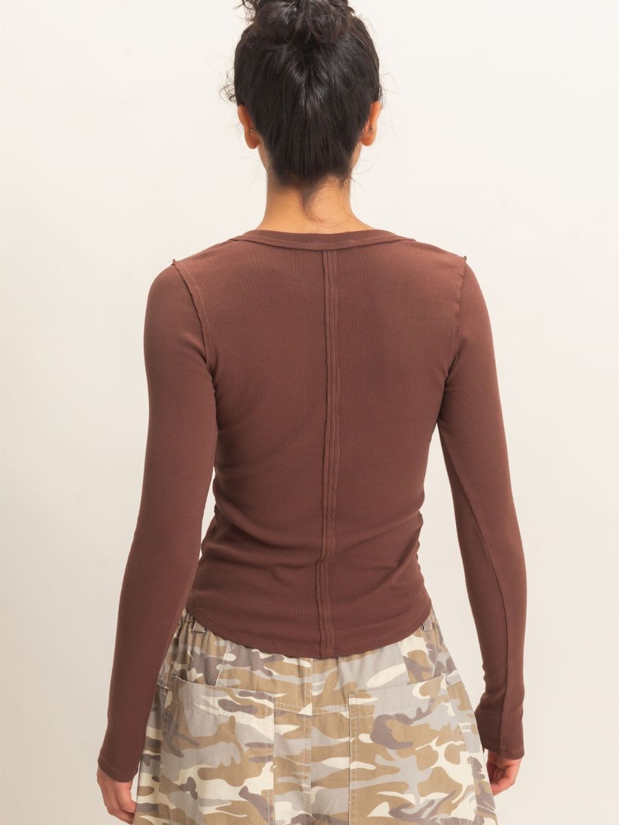 Jamie Free Knit Henley