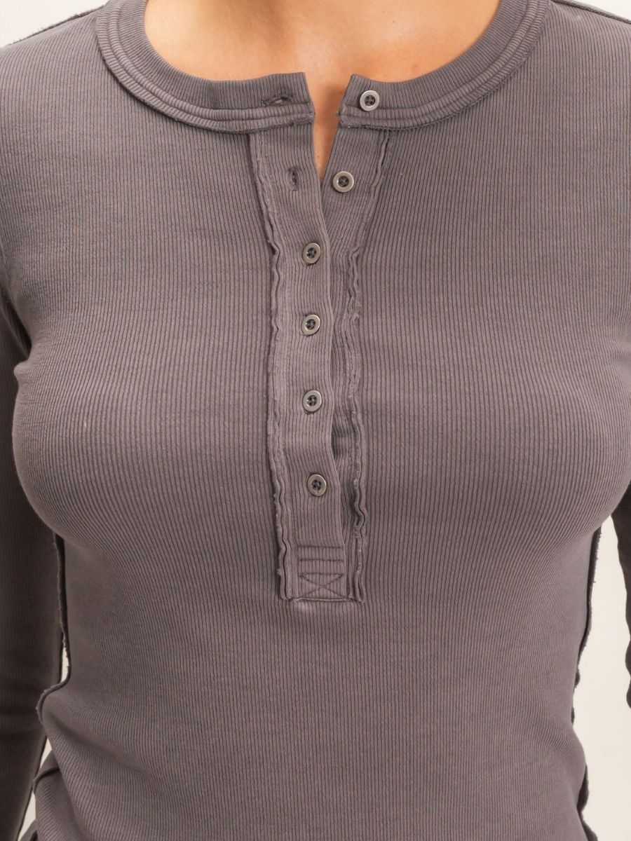 Jamie Free Knit Henley