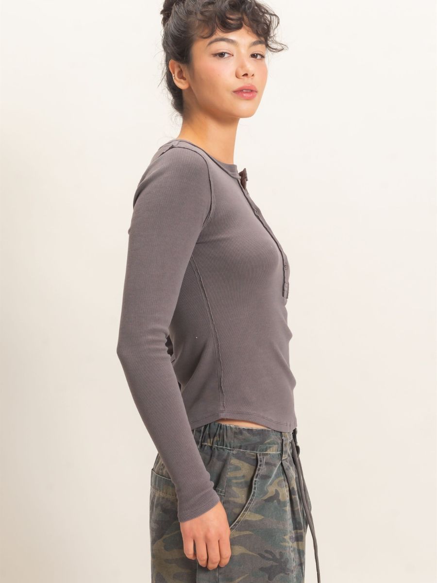 Jamie Free Knit Henley