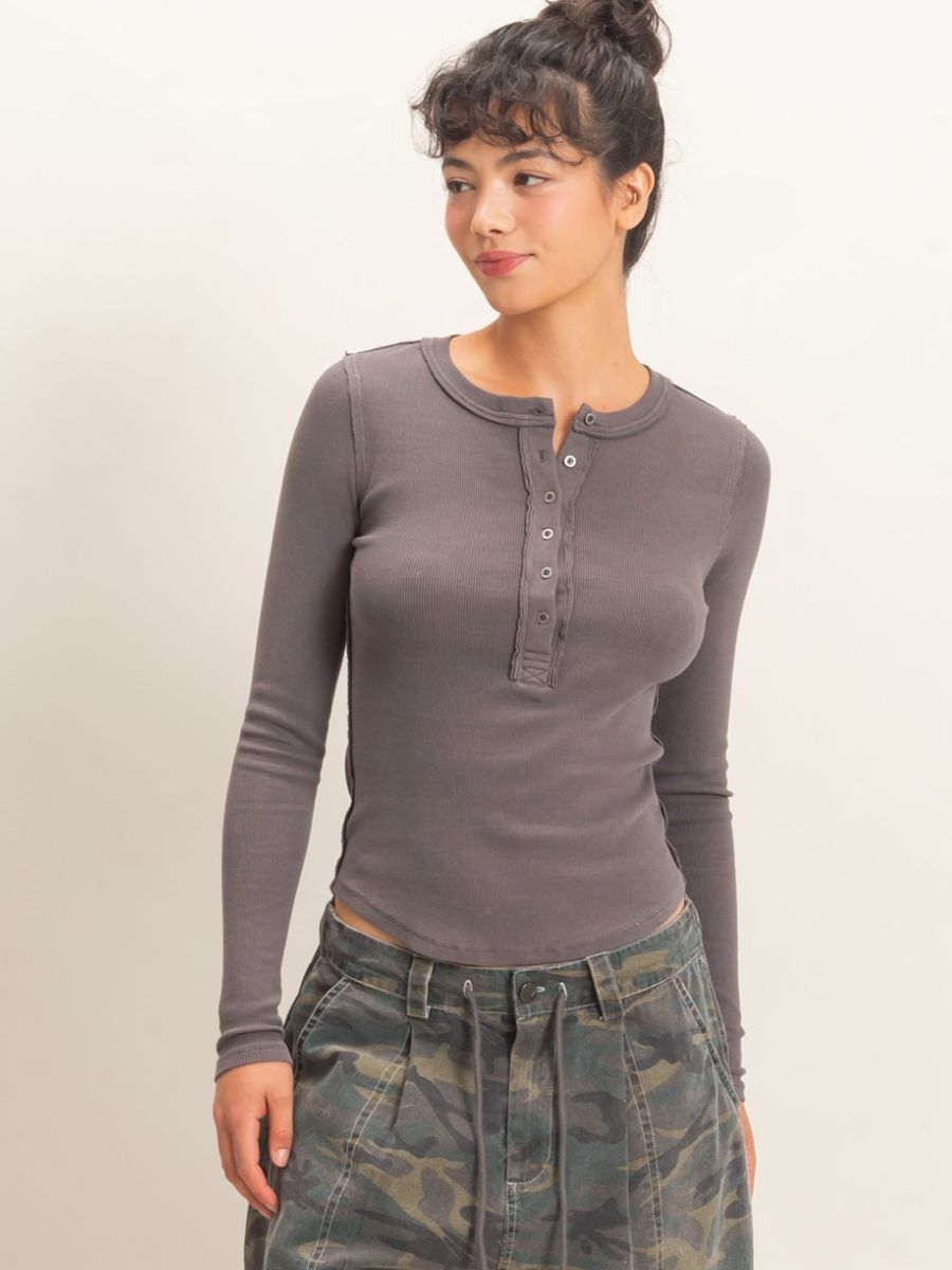 Jamie Free Knit Henley