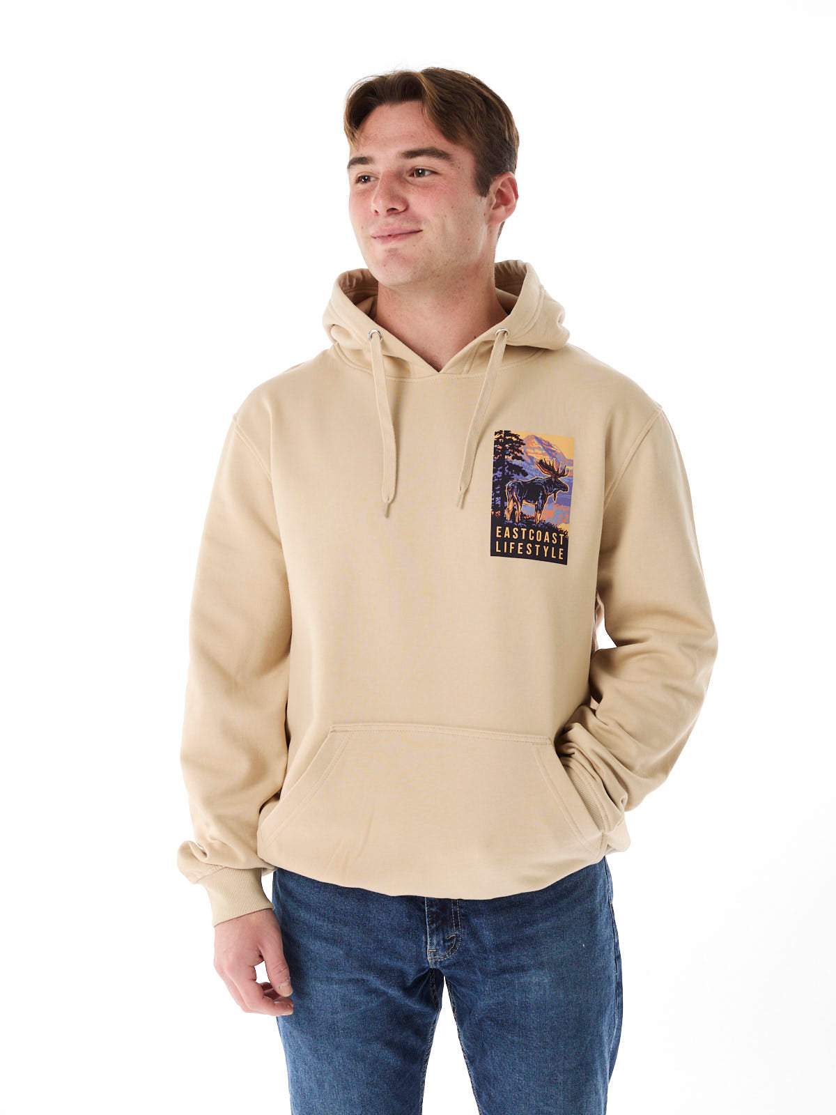 East Coast Lifestyle Moose Hoodie