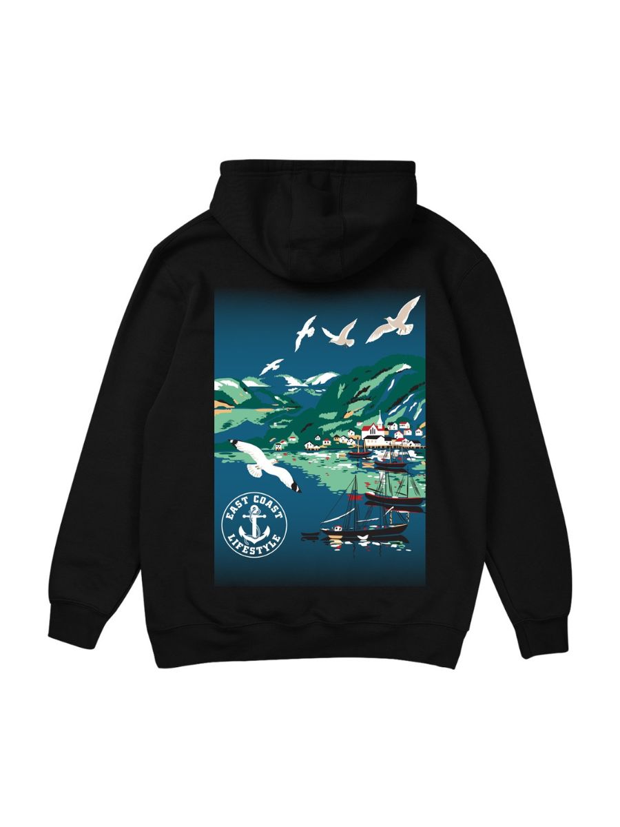 East Coast Lifestyle Newfoundland Boat Hoodie