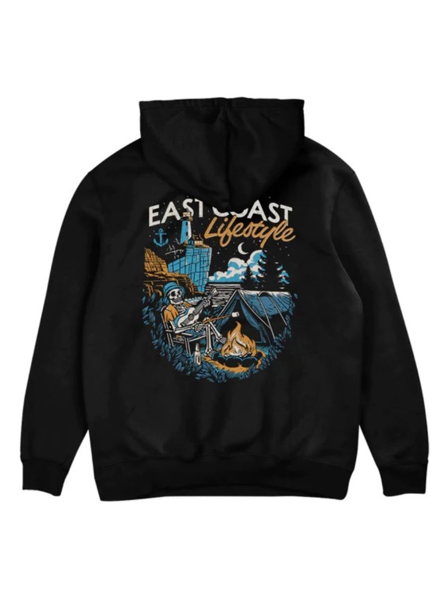 East Coast Lifestyle Skeleton Camp Hoodie