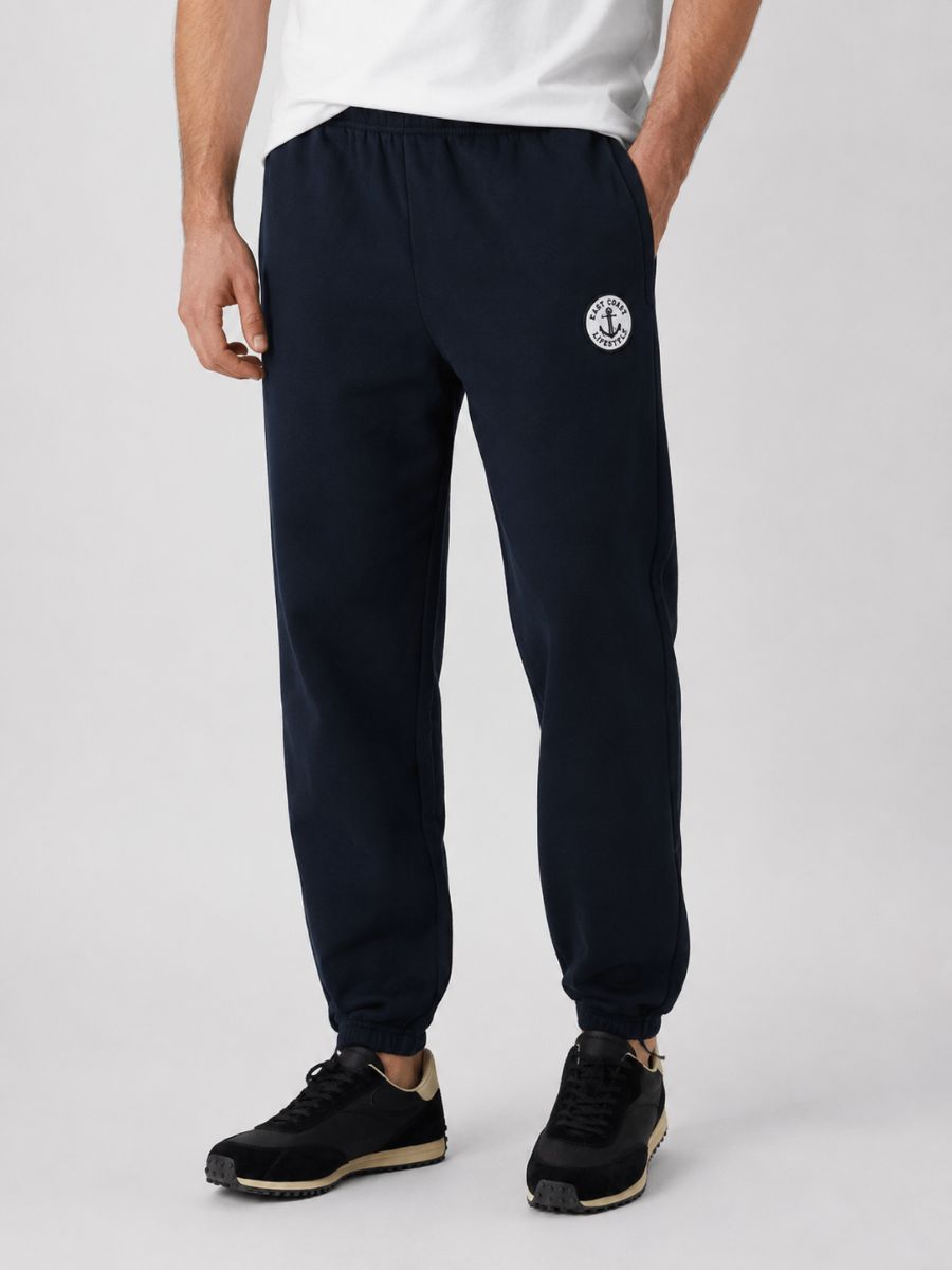 East Coast Lifestyle Anchor Patch Sweatpants