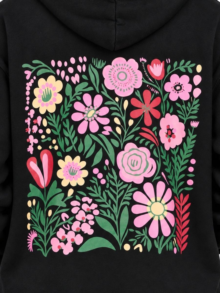 Floral Box Hoodie