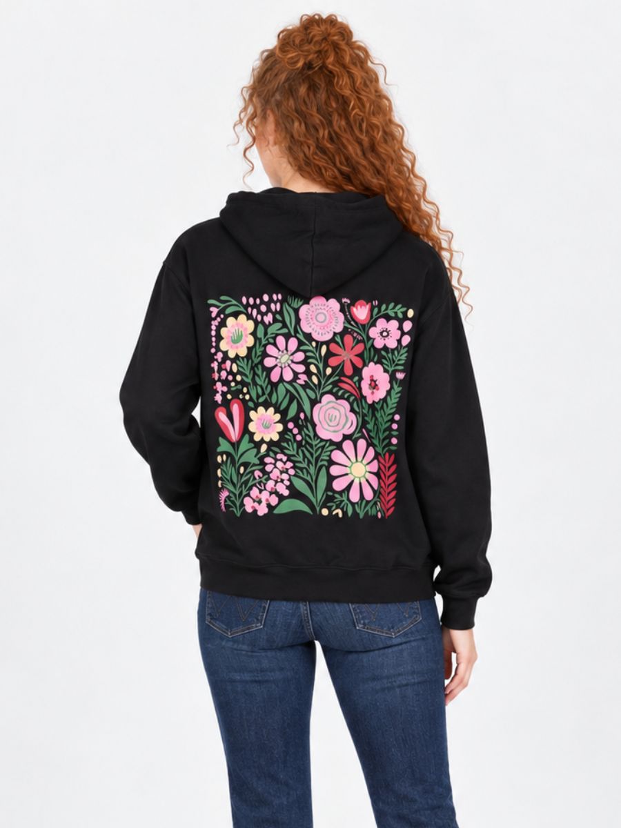 Floral Box Hoodie