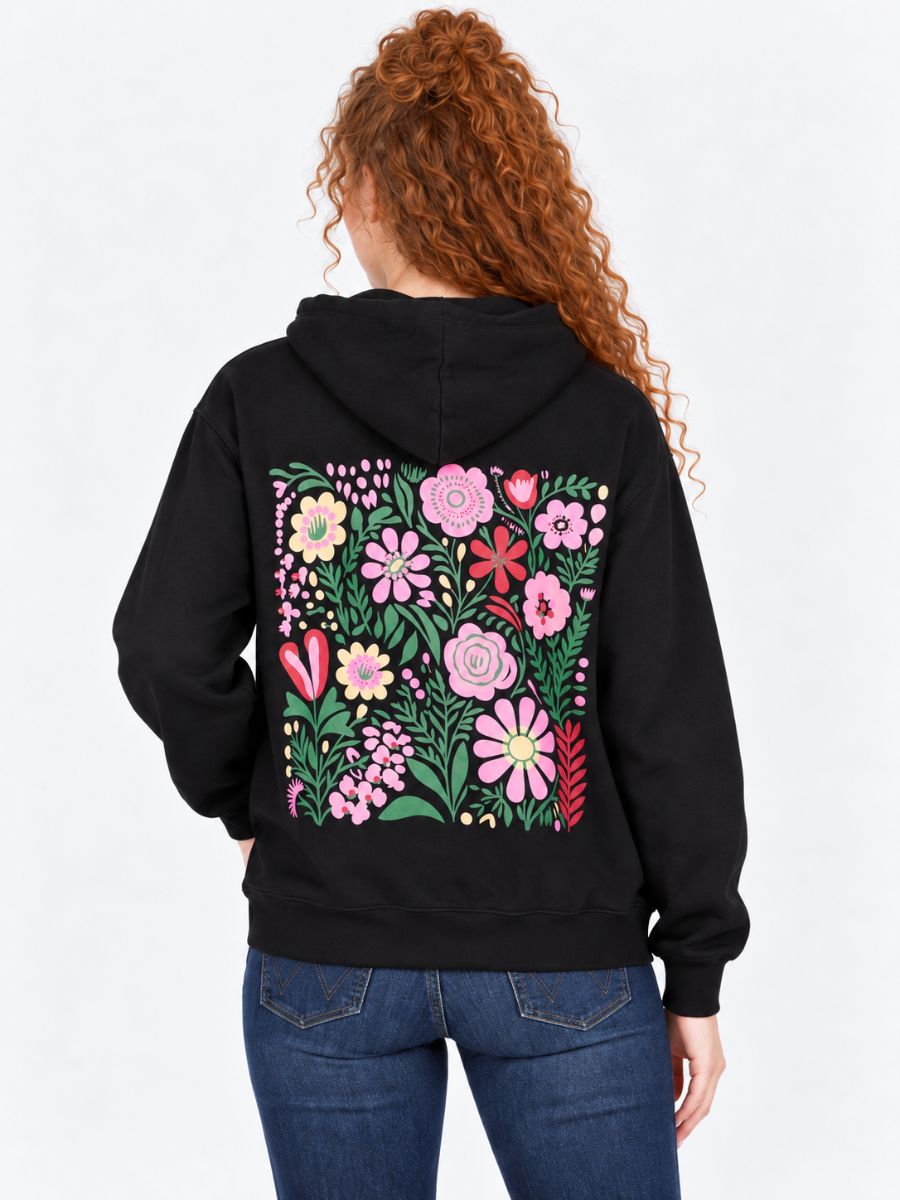 Floral Box Hoodie