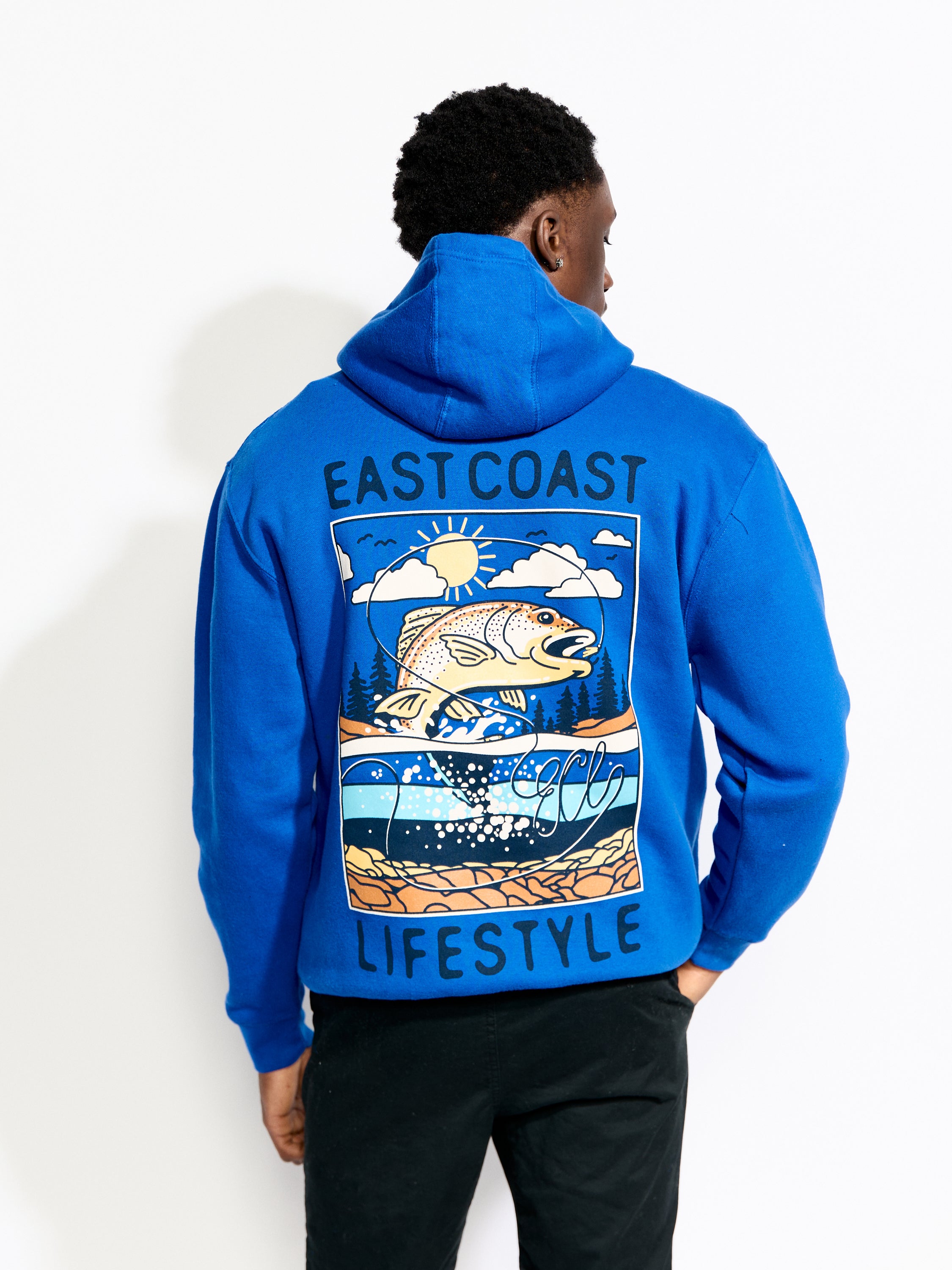 East Coast Lifestyle Fly Fishing Hoodie
