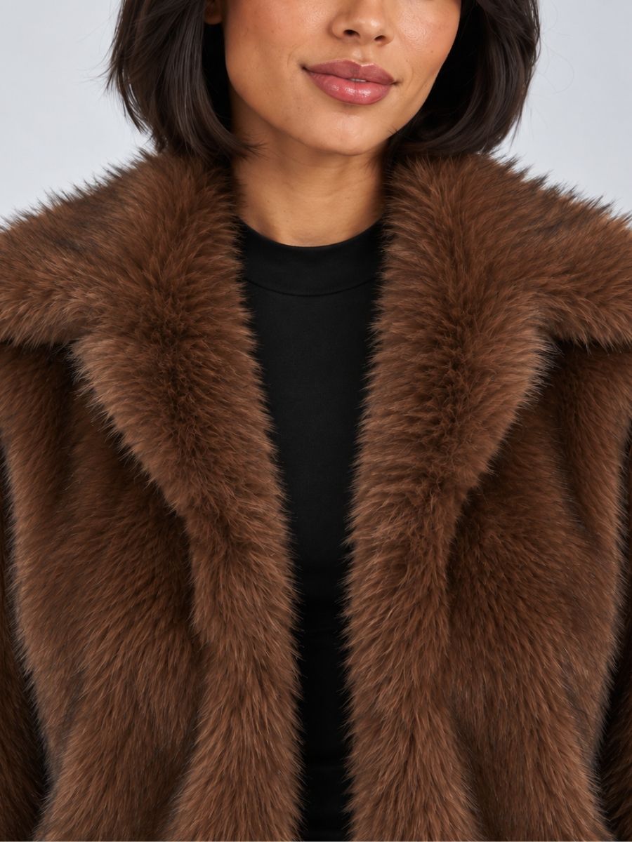 Foxy Faux Fur Jacket
