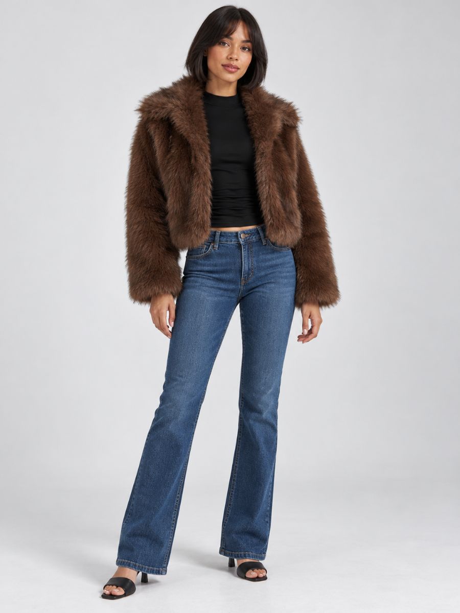 Foxy Faux Fur Jacket