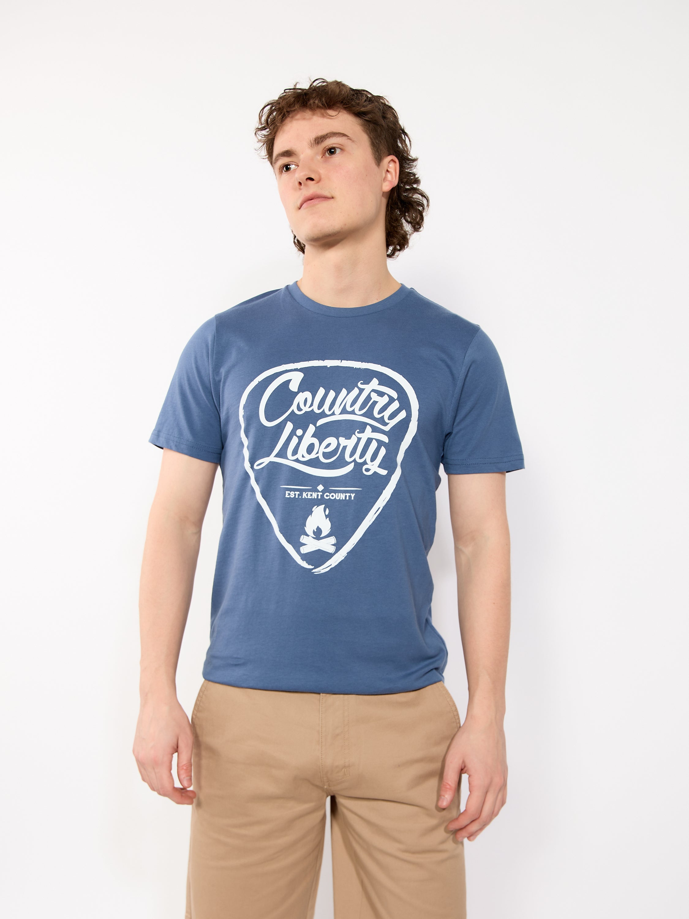 Country Liberty Guitar Pick Tee