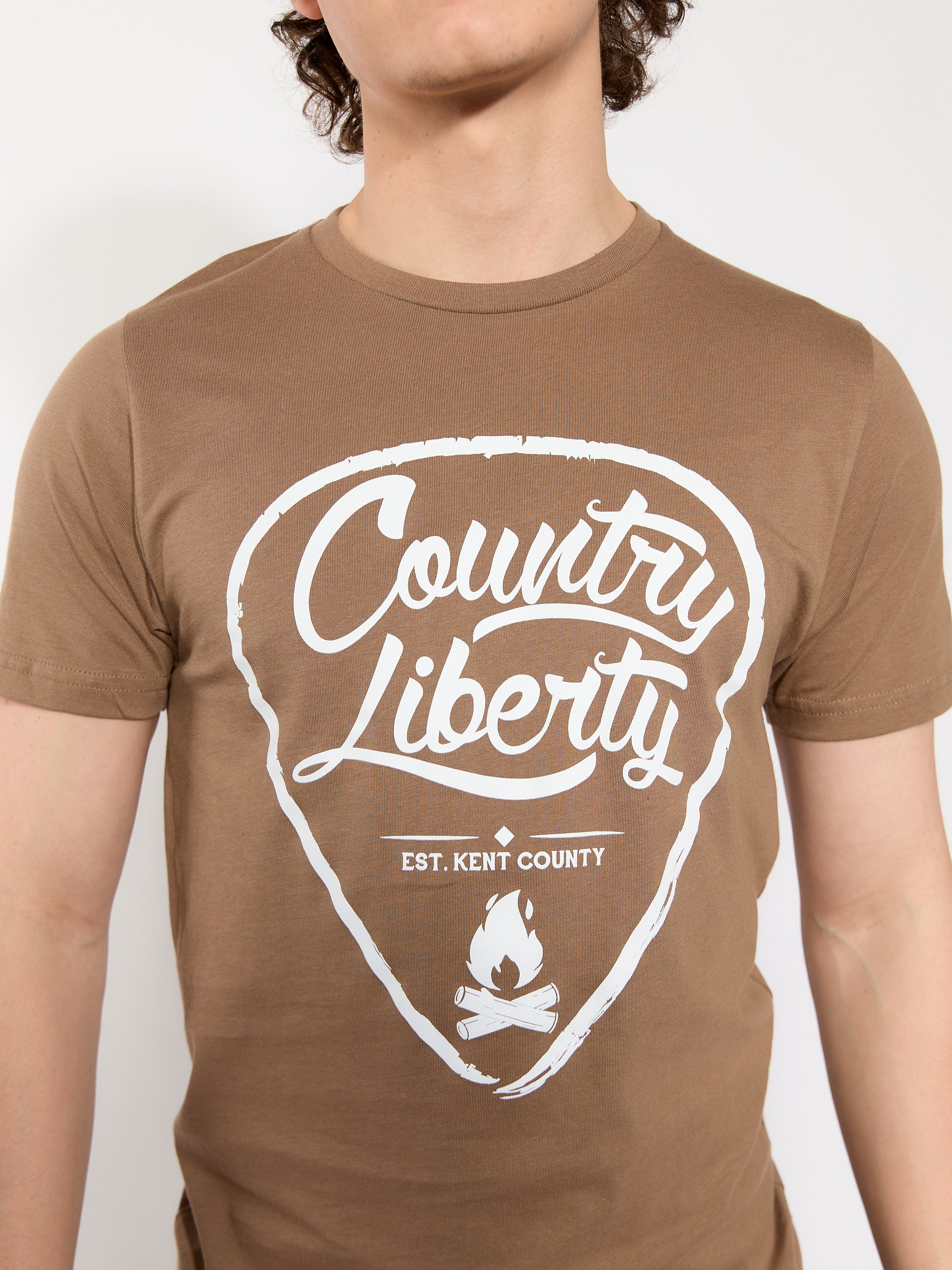 Country Liberty Guitar Pick Tee