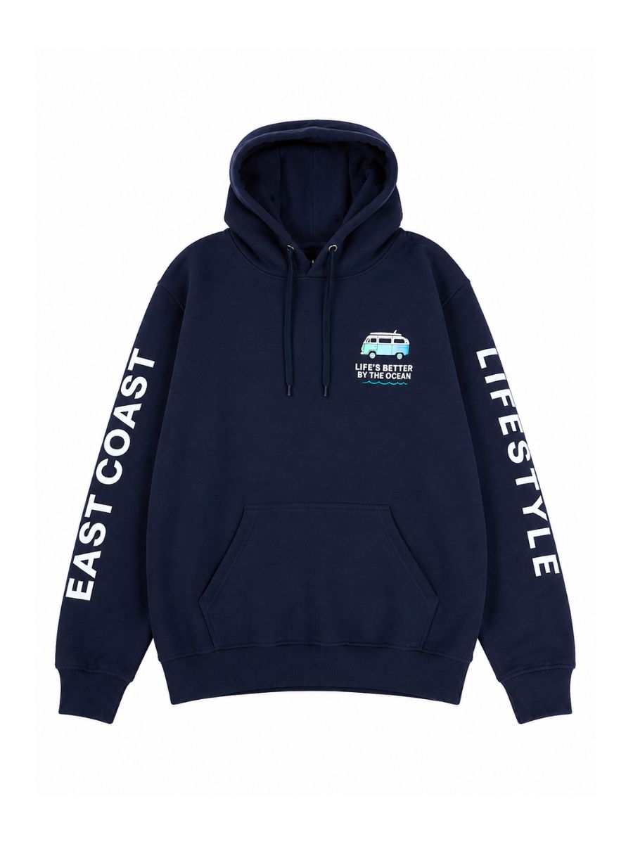 East Coast Lifestyle Gradient Ocean Surf Van Hoodie