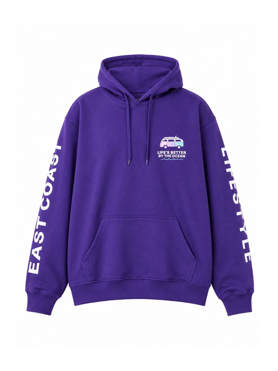 East Coast Lifestyle Gradient Ocean Surf Van Hoodie