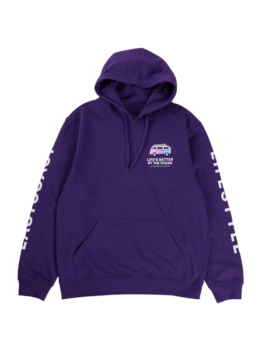 East Coast Lifestyle Gradient Ocean Surf Van Hoodie