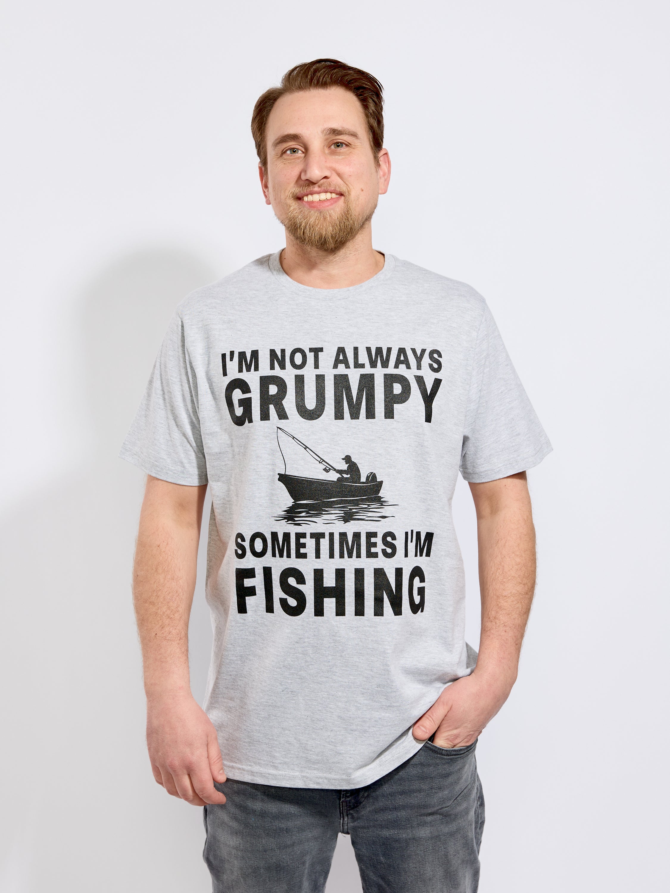 Not Grumpy Sometimes Fishing Tee