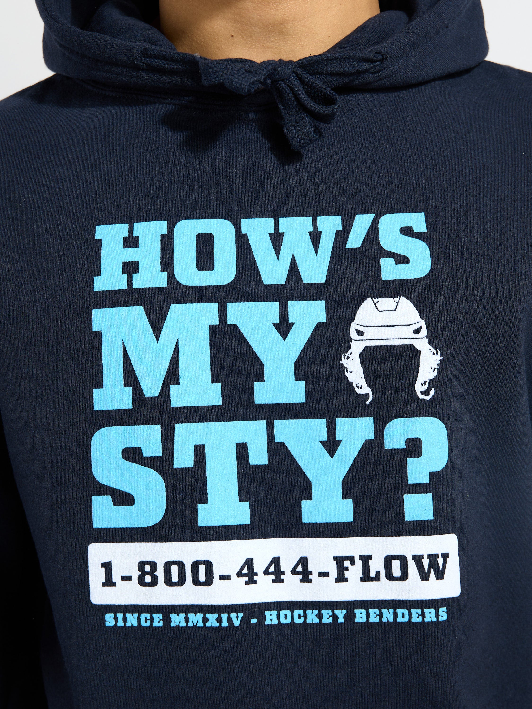 Hockey Benders How's My Sty Hoodie