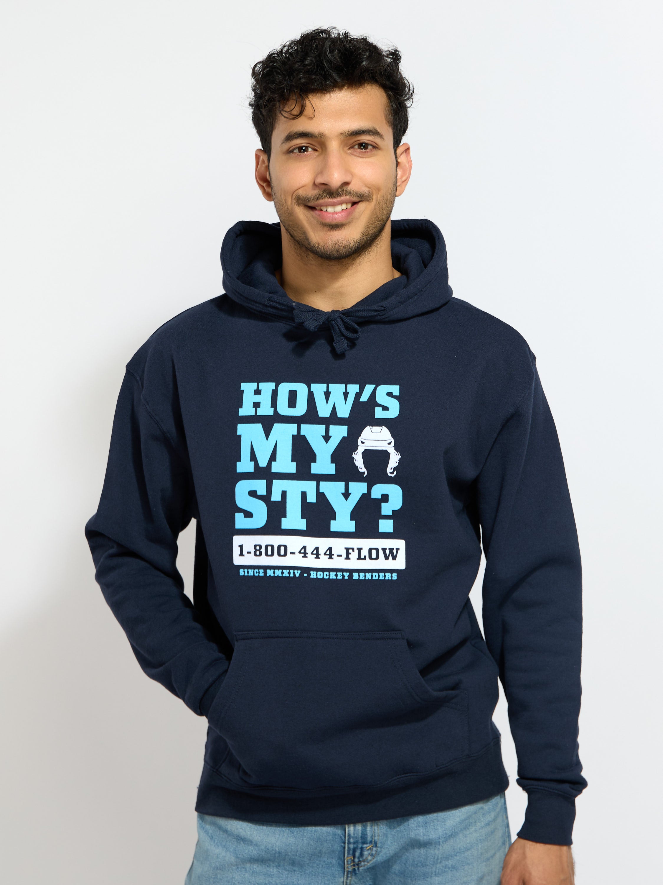 Hockey Benders How's My Sty Hoodie