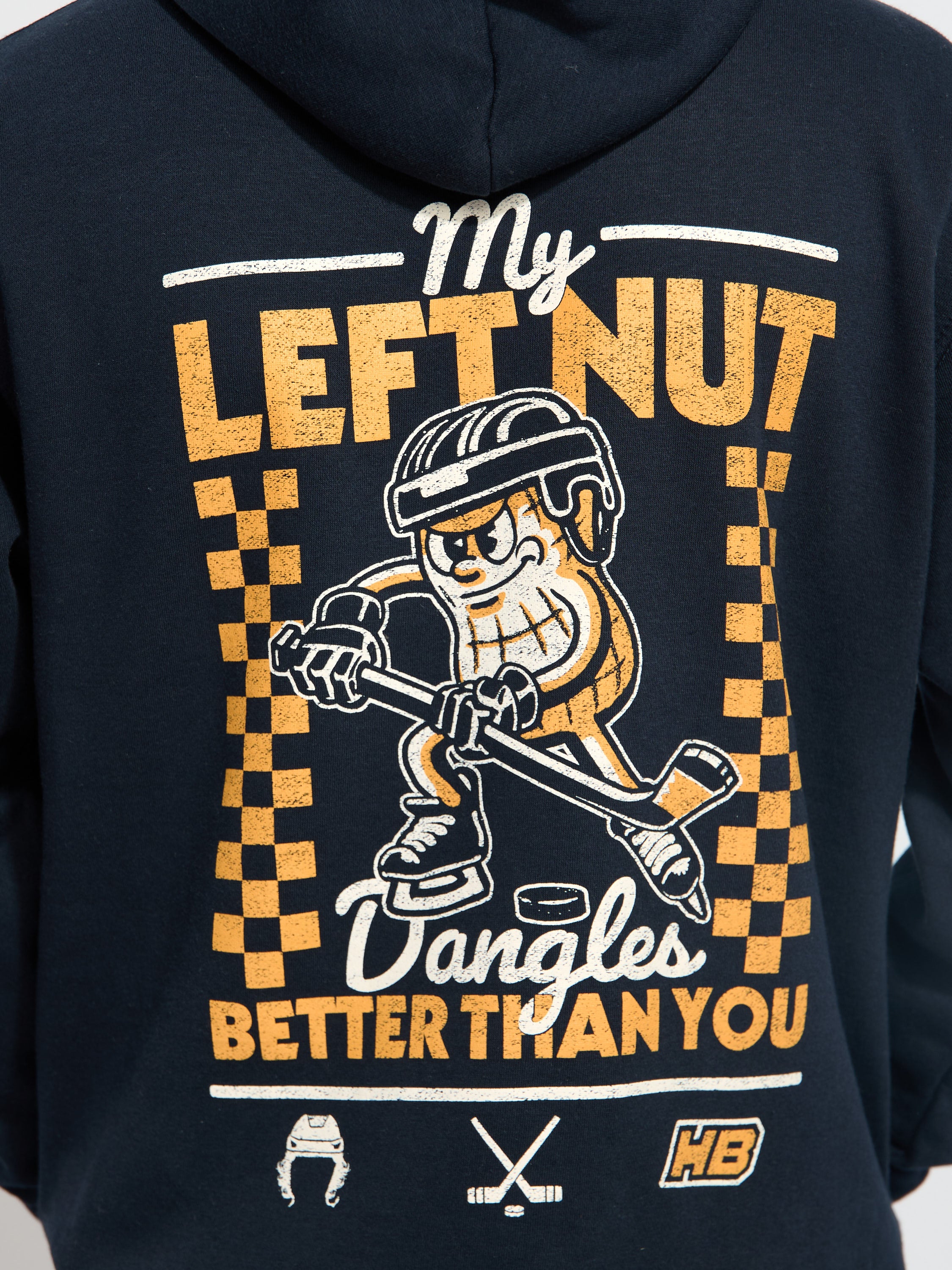 Hockey Benders Left Nut Dangles Hoodie