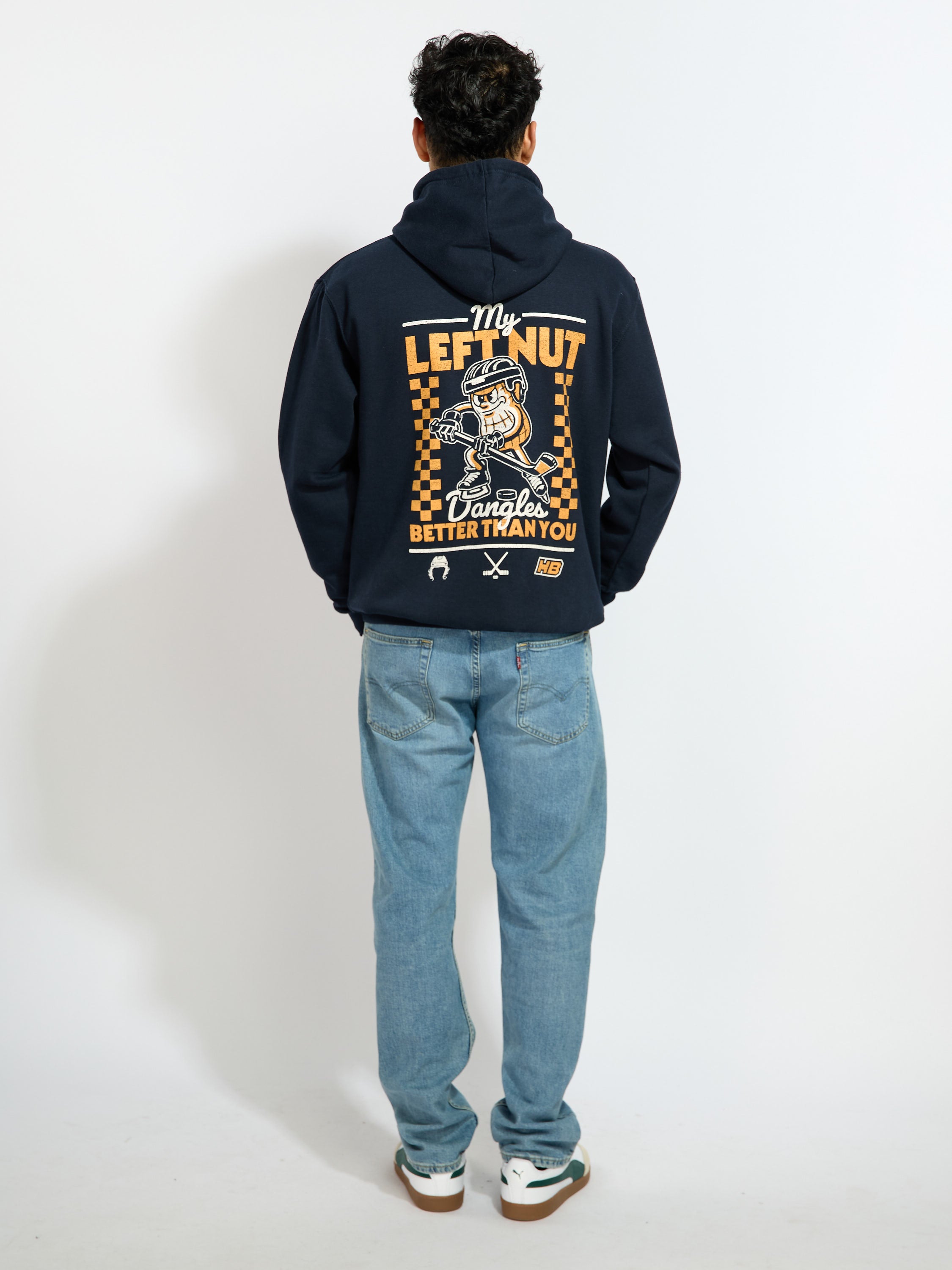 Hockey Benders Left Nut Dangles Hoodie