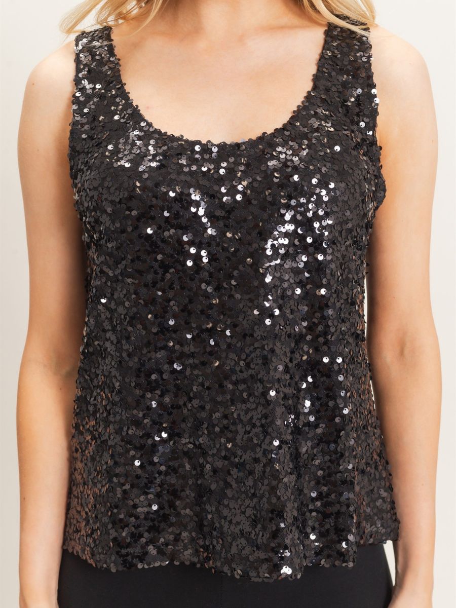 Beth Sequin Tank Top