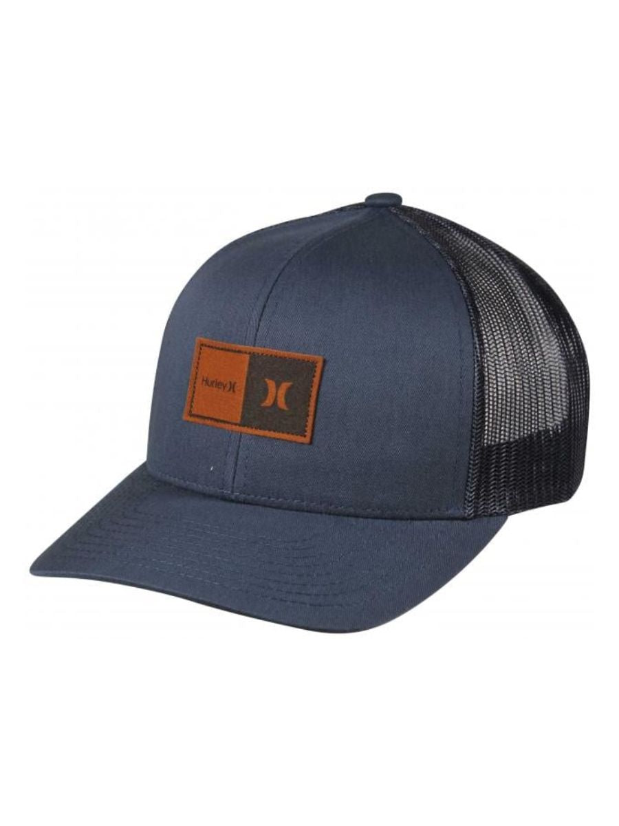 Hurley Fairway Trucker Hat by Hurley in navy with black mesh back