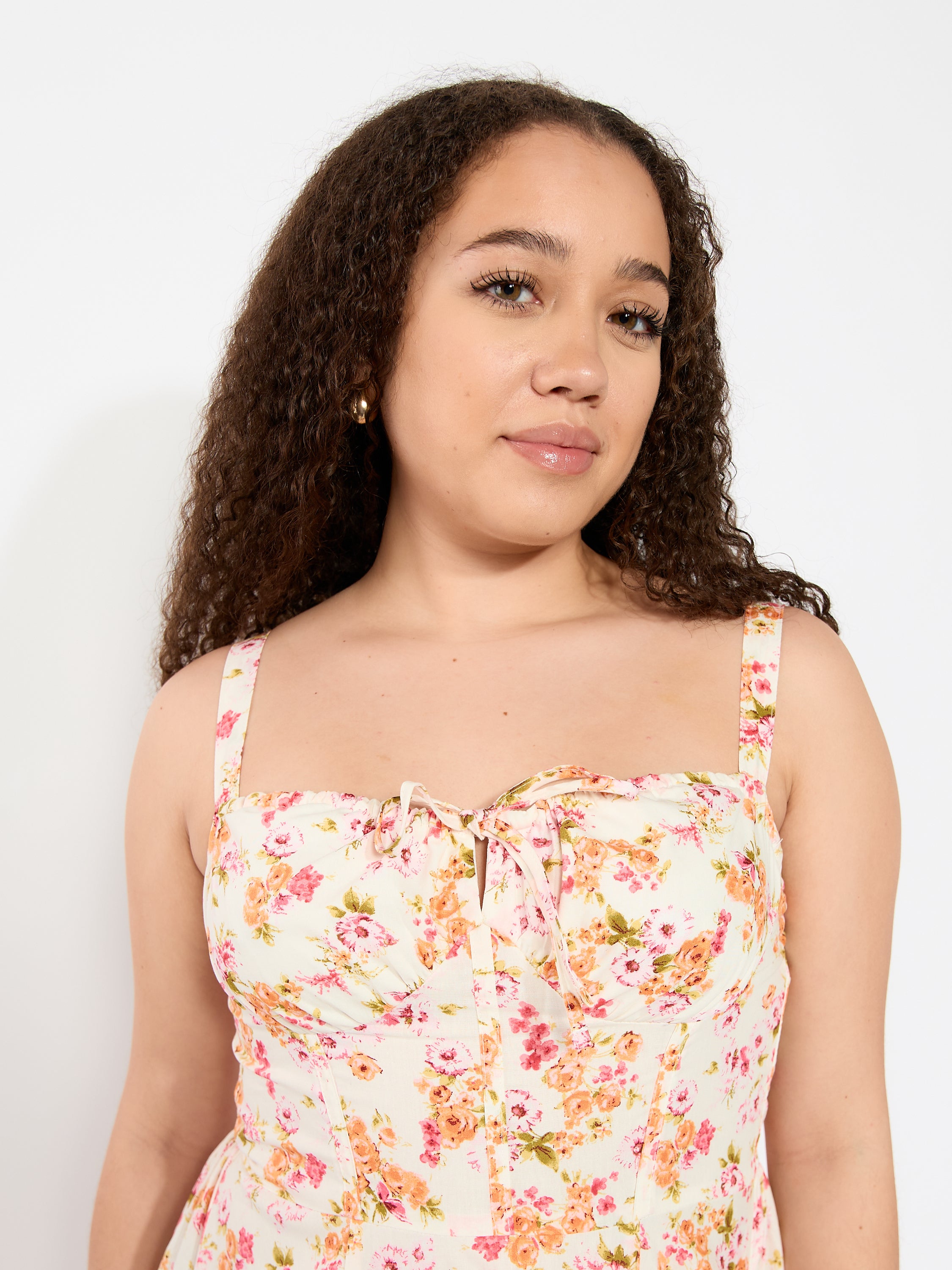 Ivy Floral Corset Mini Dress