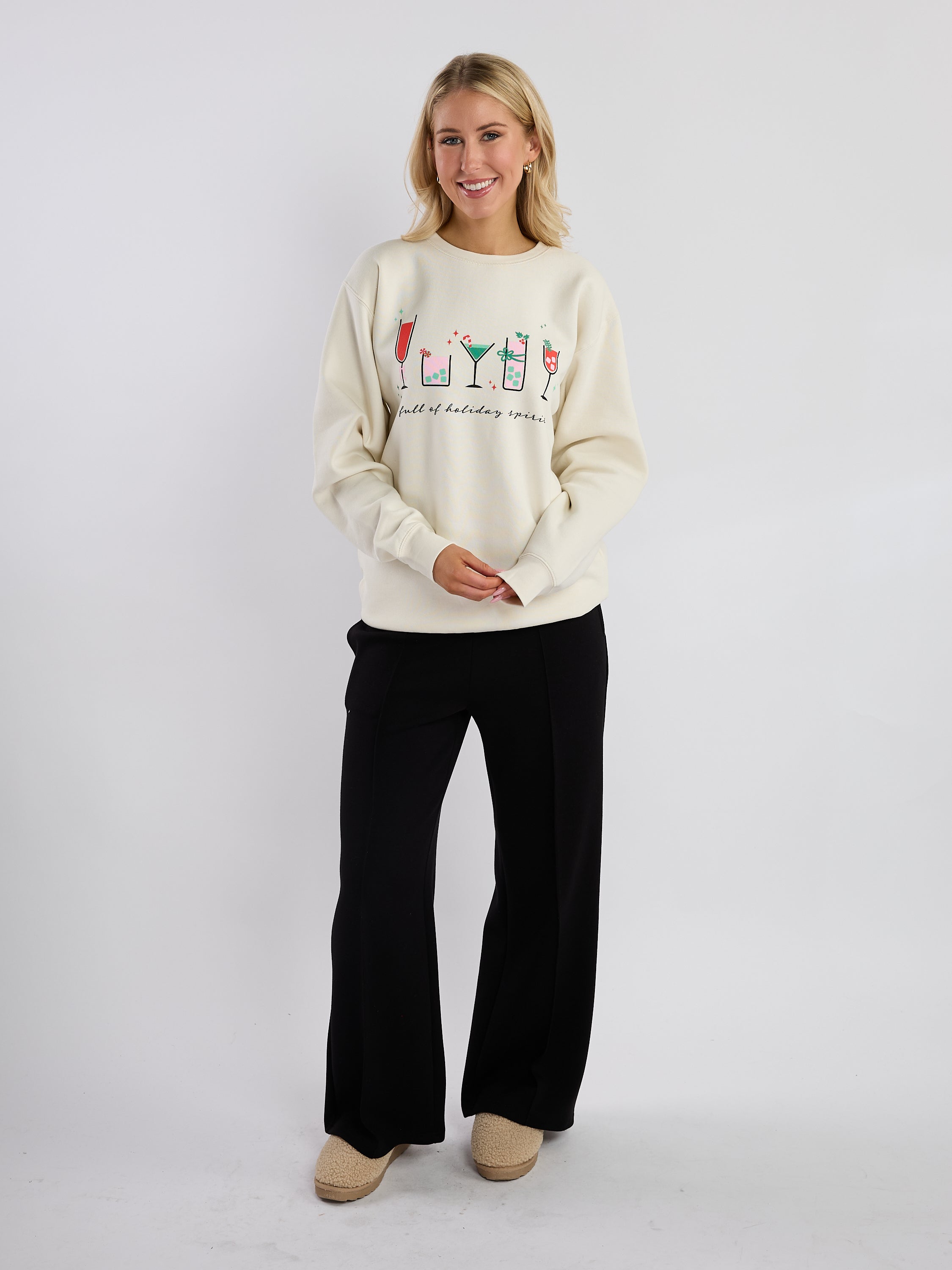 Full of Holiday Spirit Crew Sweatshirt