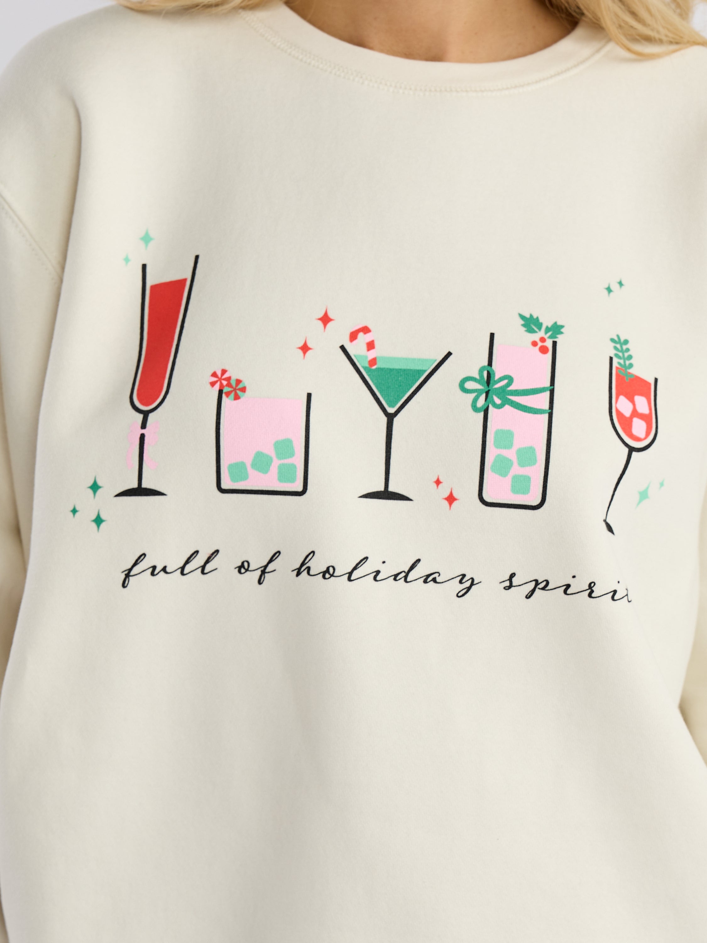 Full of Holiday Spirit Crew Sweatshirt