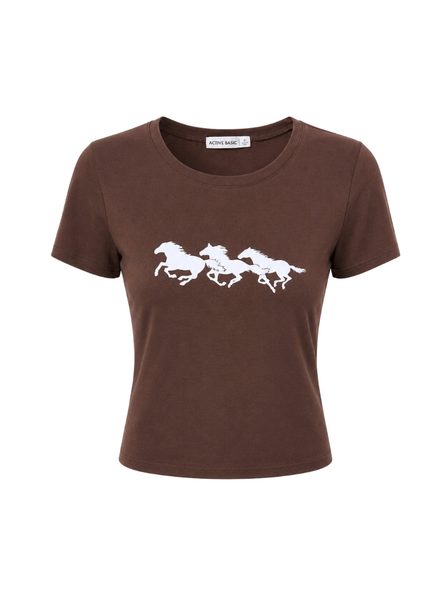 Horses Baby T-Shirt