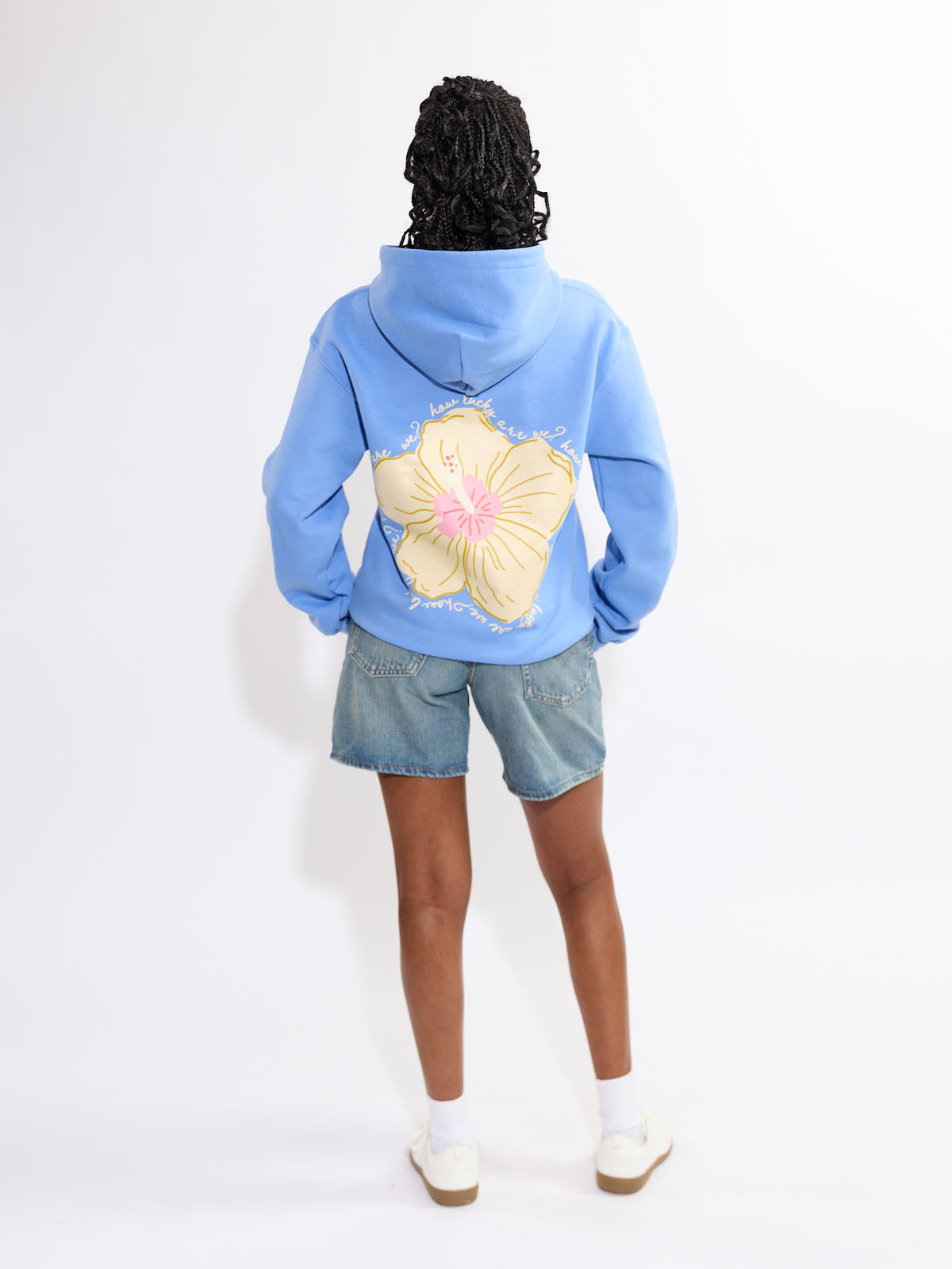 How Lucky Are We Flower Hoodie – Pseudio