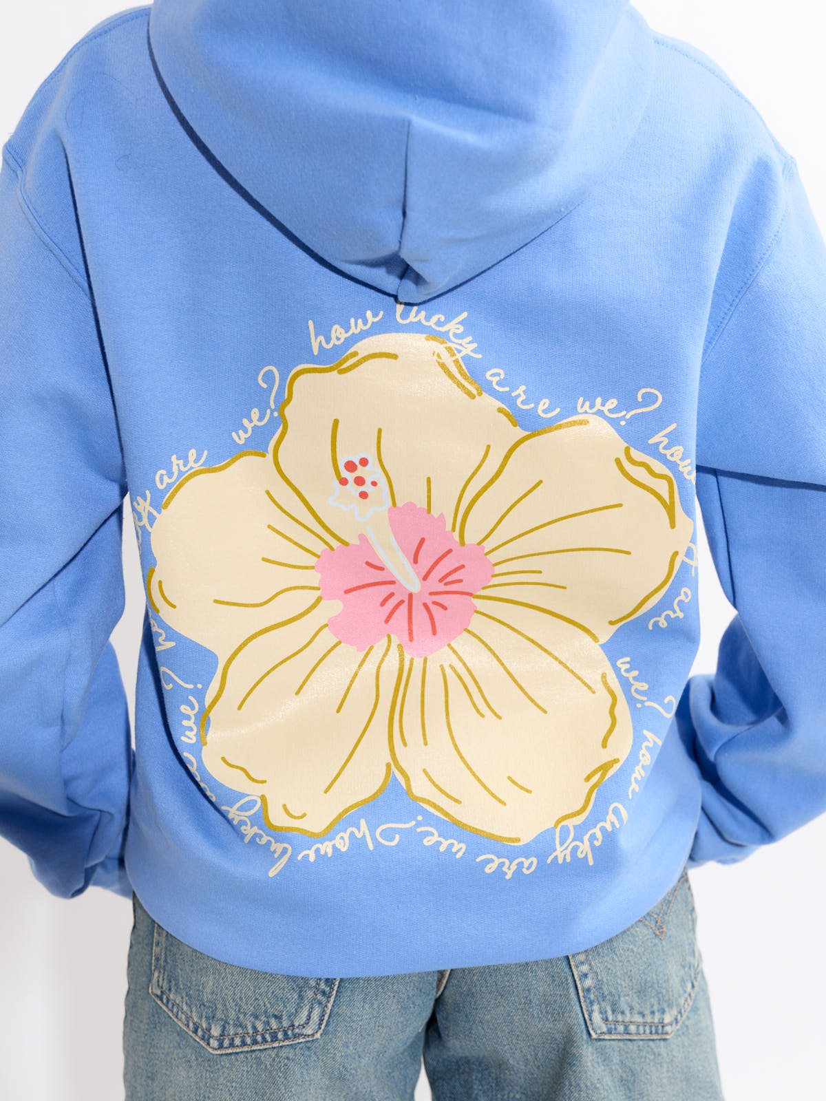 How Lucky Are We Flower Hoodie