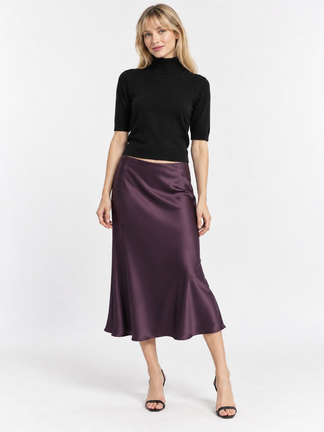 Beckham Turtleneck Short Sleeve Sweater