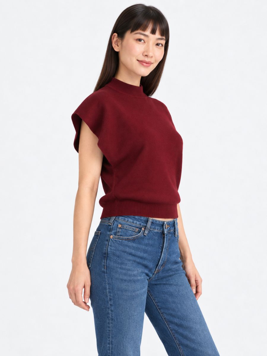 Beckham Mock Neck Sweater