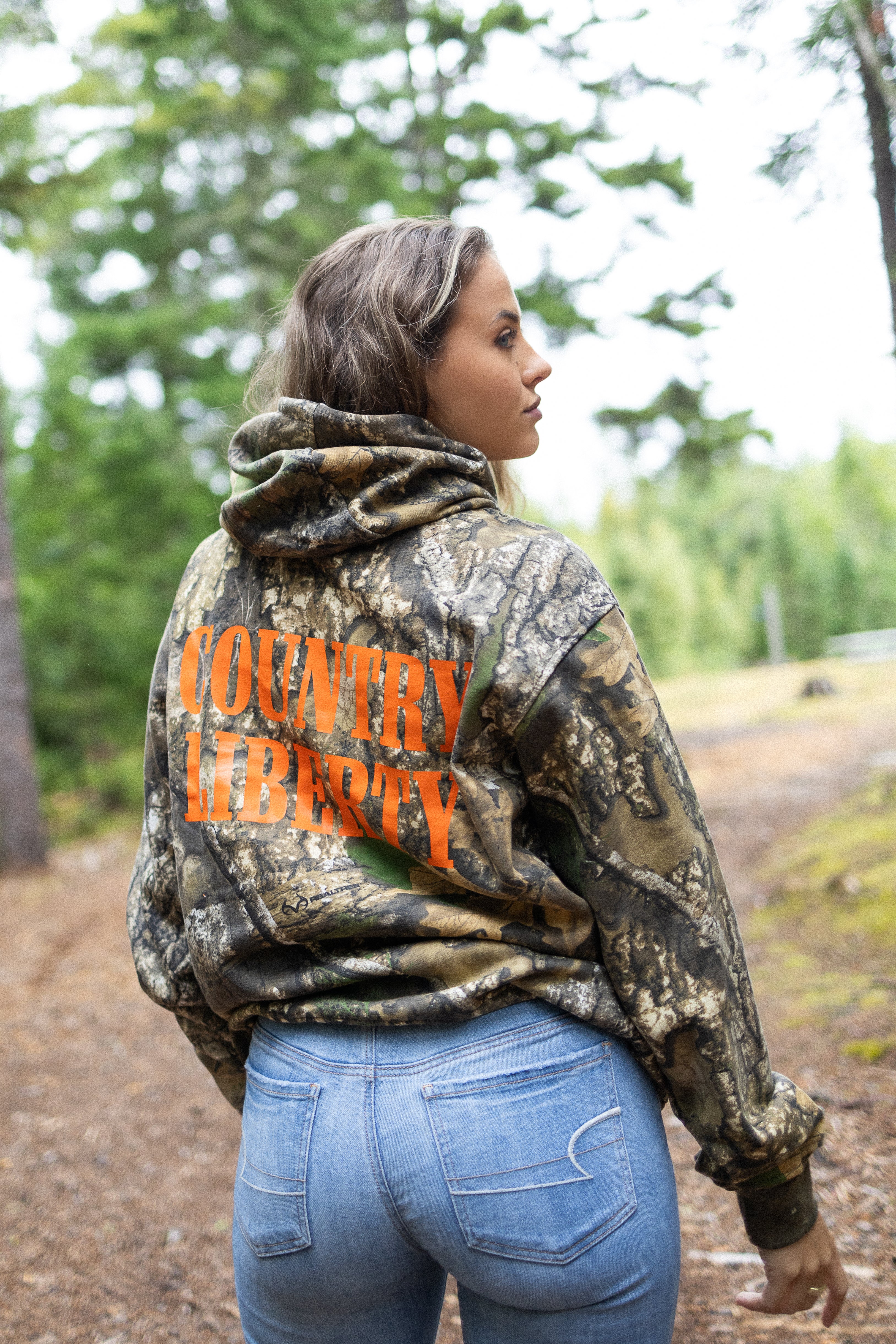 Country Liberty Realtree Hunter Hoodie