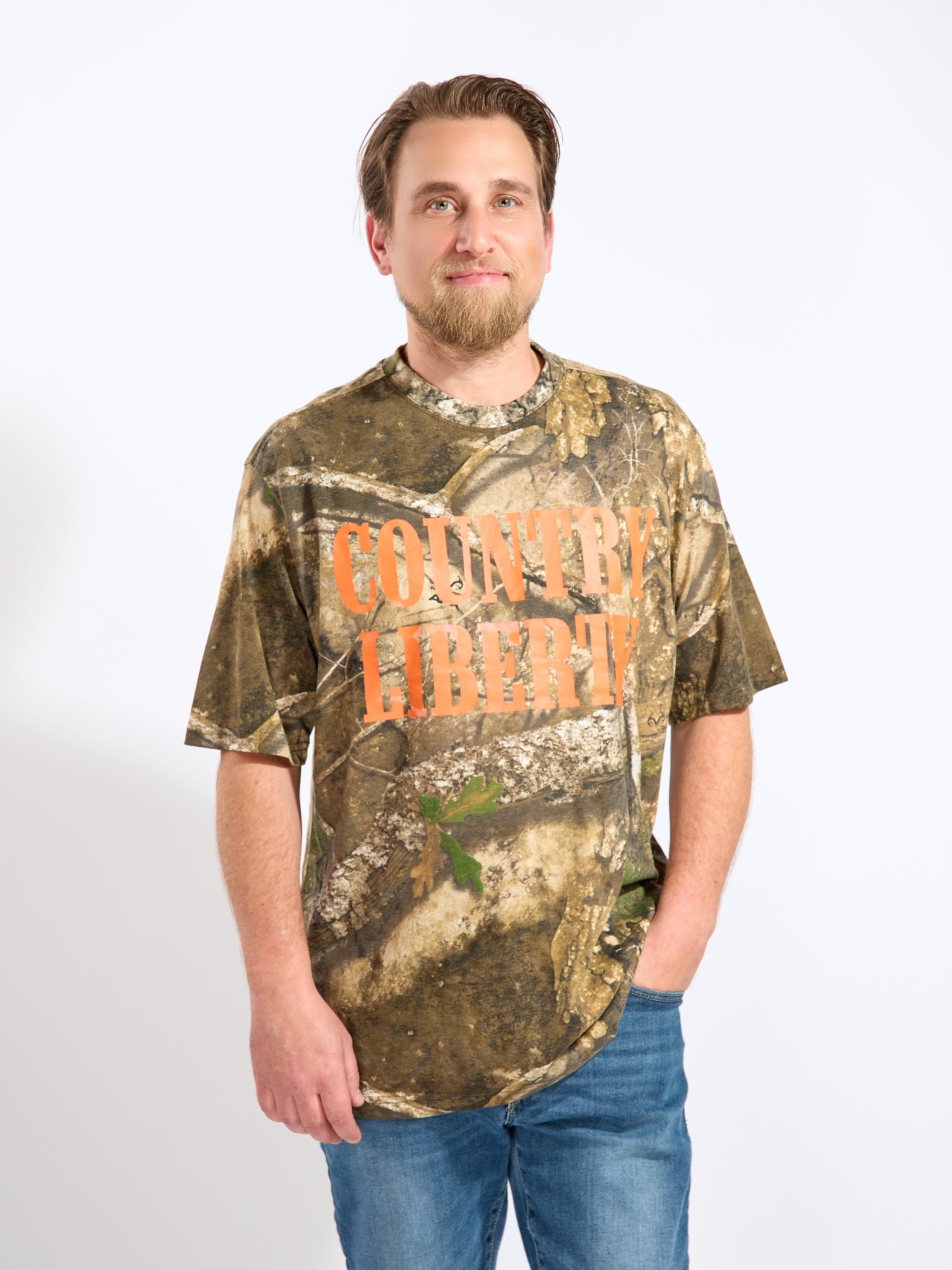Country Liberty Realtree Hunter Tee