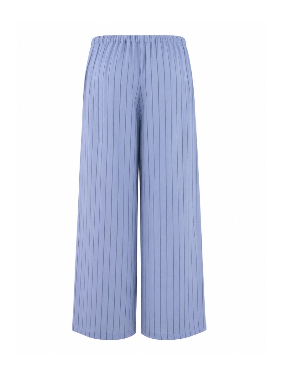 Irina Pinstripe Boho Wide Pant