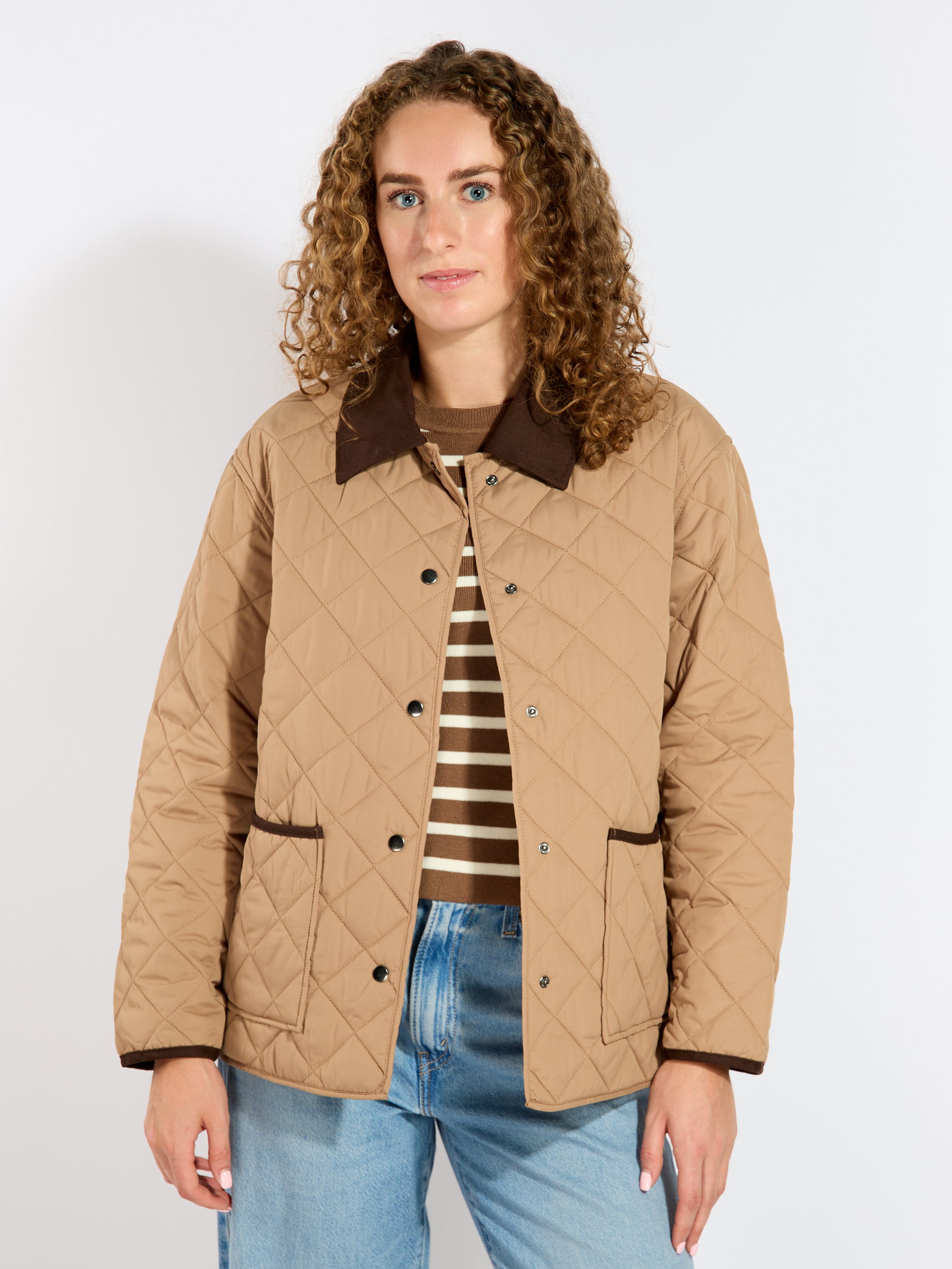 Beth Quilted Two Pocket Jacket