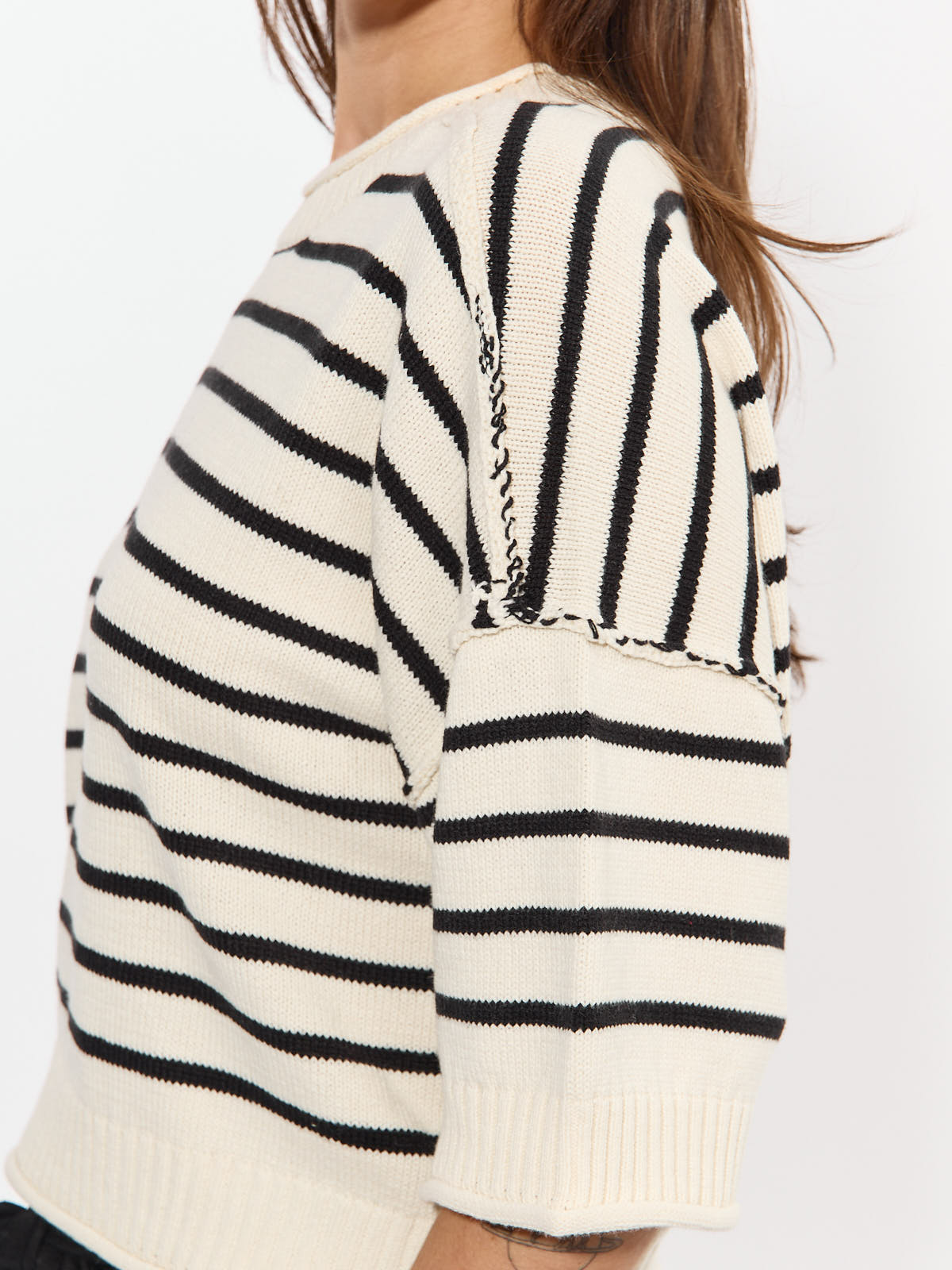 We The Free Short Sleeve Oversized Knit Top