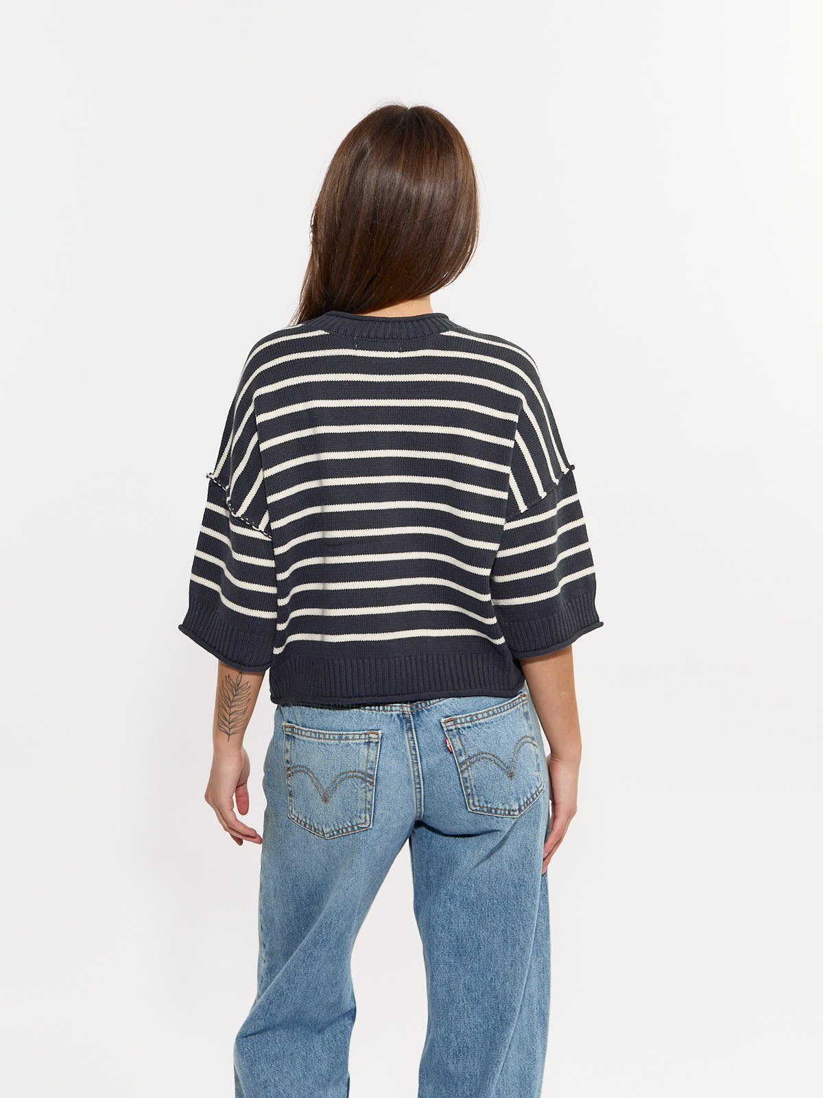 We The Free Short Sleeve Oversized Knit Top