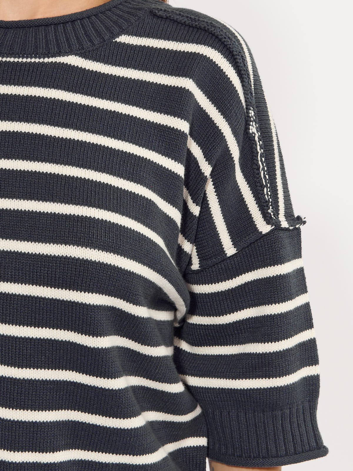 We The Free Short Sleeve Oversized Knit Top