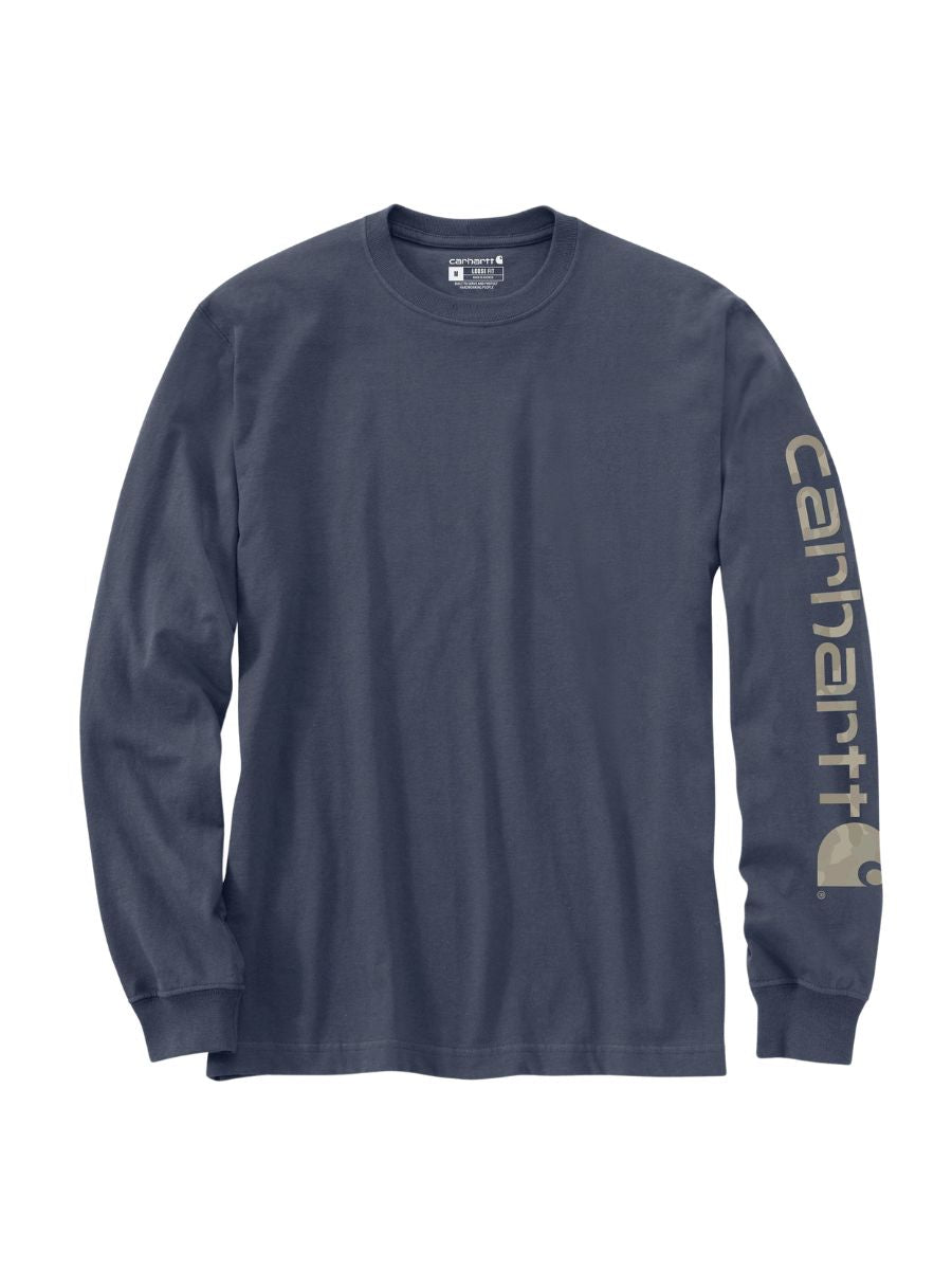 Carhartt Loose Fit Heavyweight Long Sleeve Logo Tee