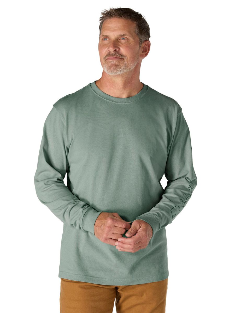 Carhartt Loose Fit Heavyweight Long Sleeve Logo Tee