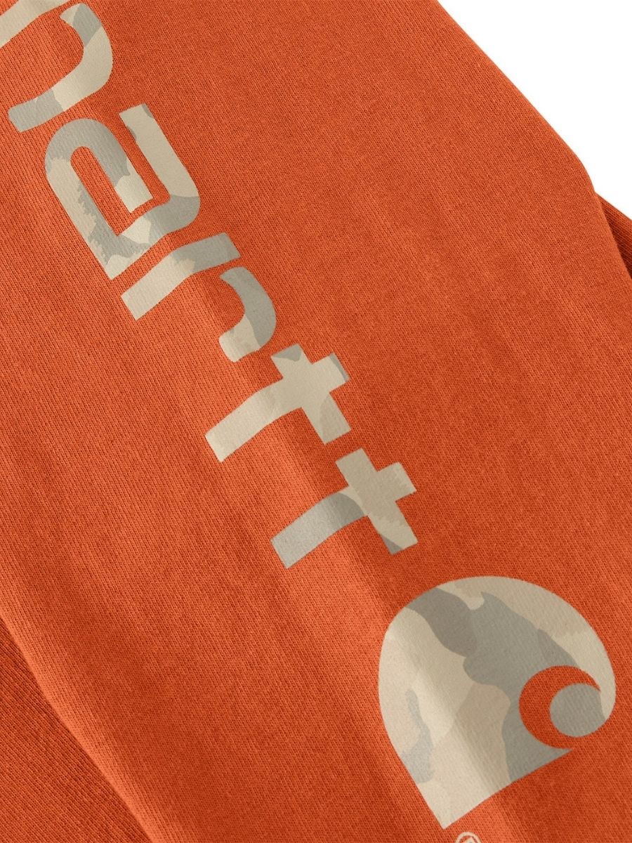 Carhartt Loose Fit Heavyweight Long Sleeve Logo Tee