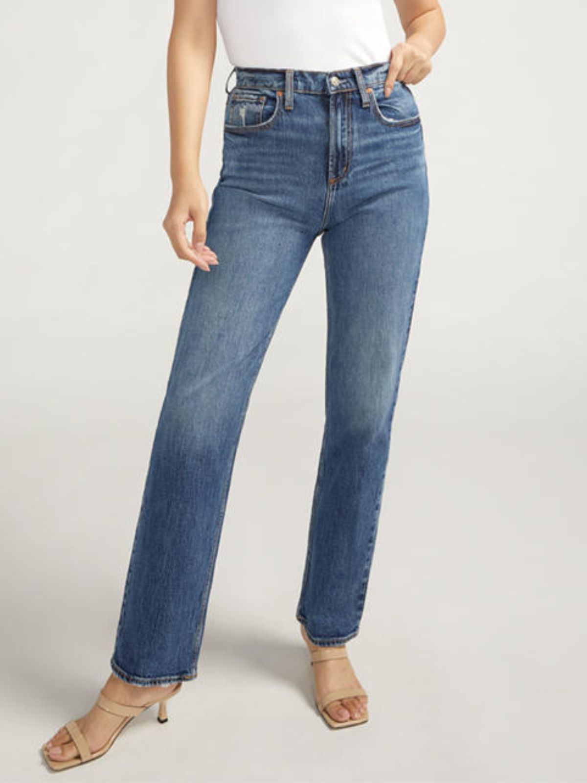 Highly Desirable Straight Leg Dark Jean