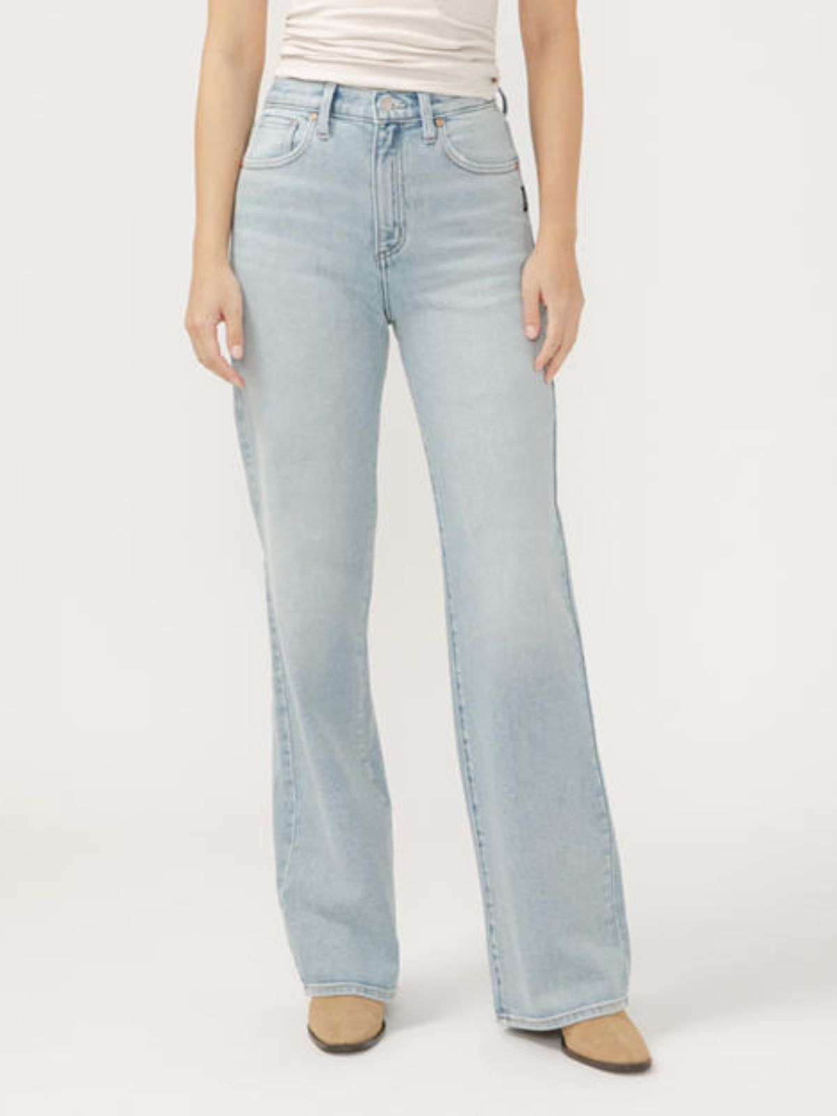 Highly Desirable High Rise Trouser Leg Jean