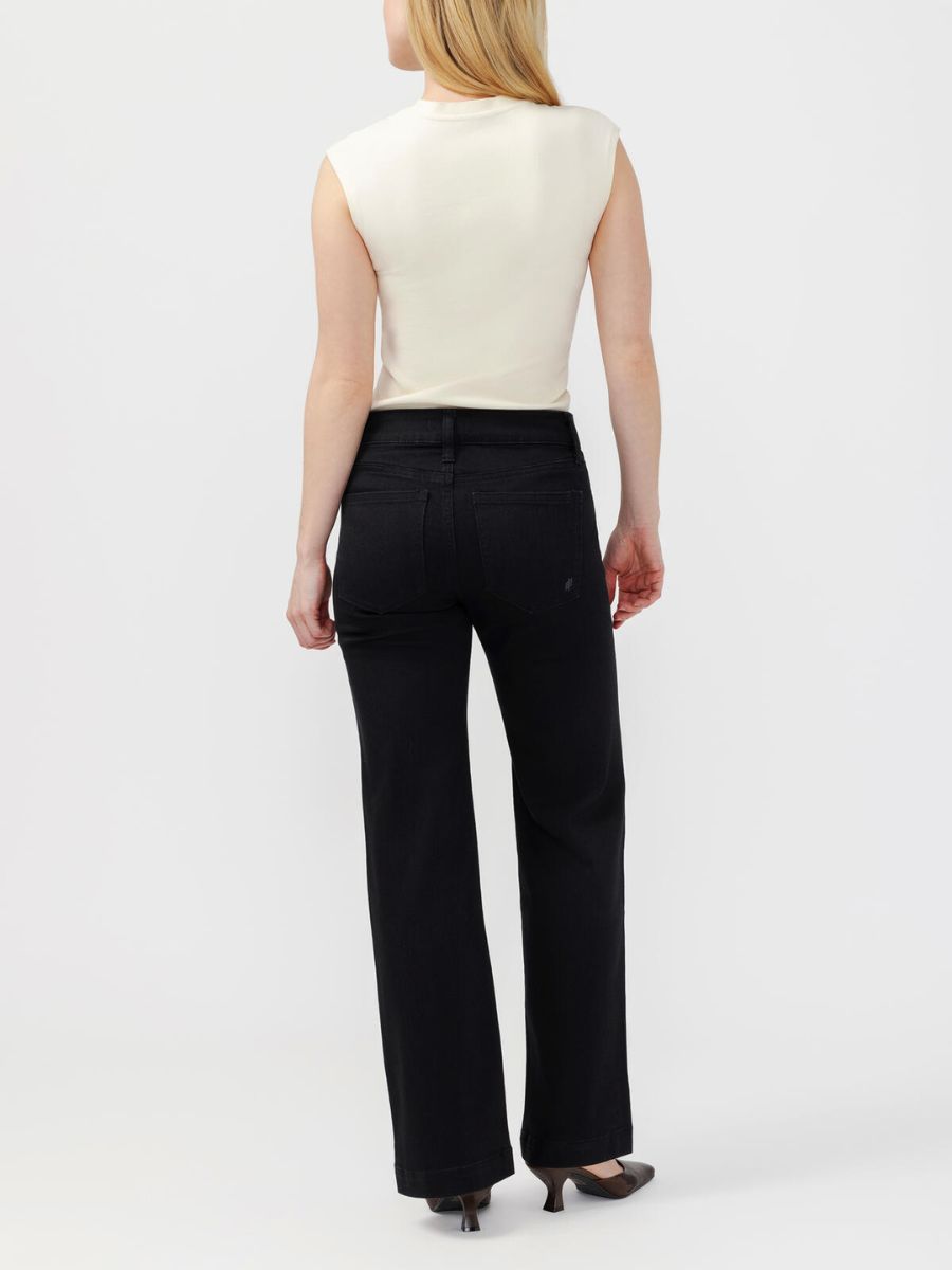 Silver Avery Black Trouser Jean